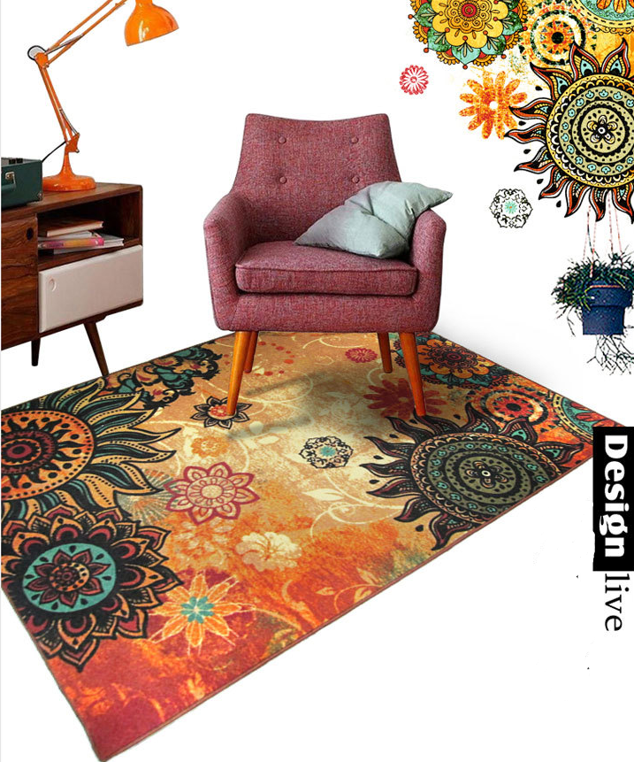 Printed Non-Slip Rug and Mat
