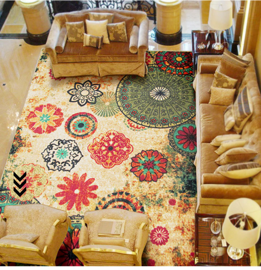 Printed Non-Slip Rug and Mat