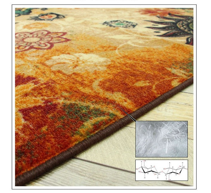 Printed Non-Slip Rug and Mat
